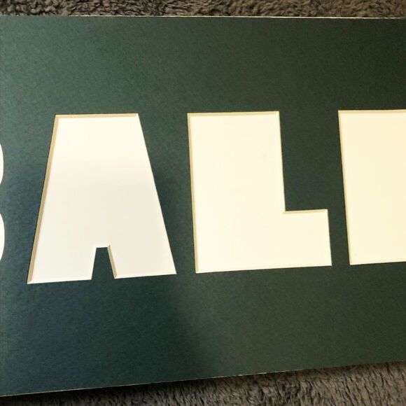 7x28‎ Hunter Green Football Photo Mat - Picture 13 of 15